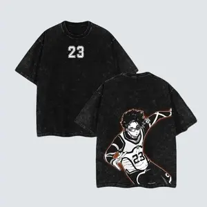 Kenyu Yukimiya Blue Lock Tshirt Washed, Yukimura Tee, Oversized Lifting Shirt 2 side, blue lock shirt, graphic shirt, anime shirt