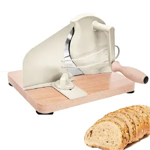 Upgraded Manual Bread Slicer for Homemade Bread Adjustable Thickness Bread Cutter,Hand Crank Bread Slicer with Suction Base for Kitchen & Bakery Mother's Day Gifts