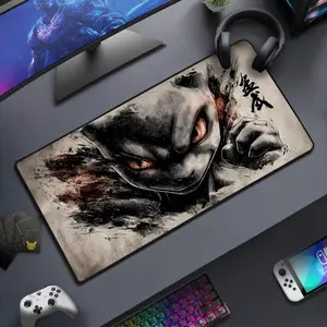 Mewtwo XL Gaming Desk Mat Premium Aesthetic Desk Pad Extended Mouse Pad for Setup & Office