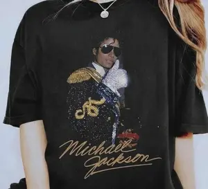 Michael Jackson Vintage T-Shirt, King of Pop Retro Shirt, 80s Music Icon Tee, Michael Jackson Merch