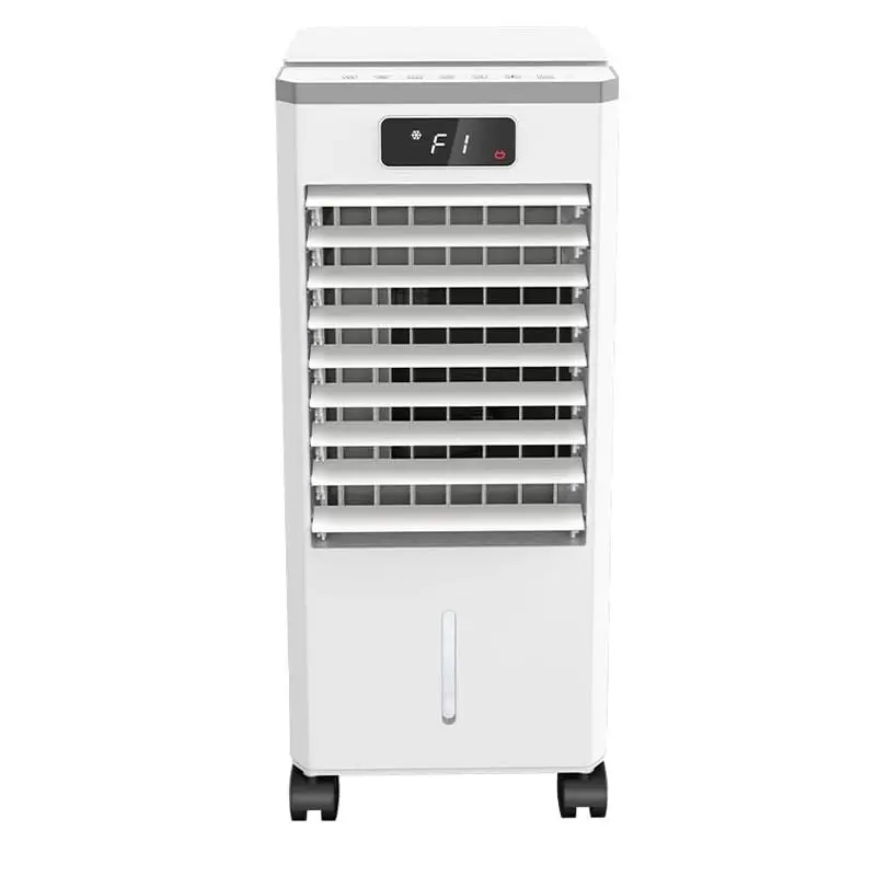 Garvee Portable Evaporative Swamp Cooler - 7L Ice Pack Chill Unit for Home & Office, Touch Control, LED Display, Remote Control, 3 Speeds, 3 Modes, 12-Hour Set and Go Timer, Quiet 51dB Cool, Only 65W Low Cost Cool Solution, Tool Upgrade