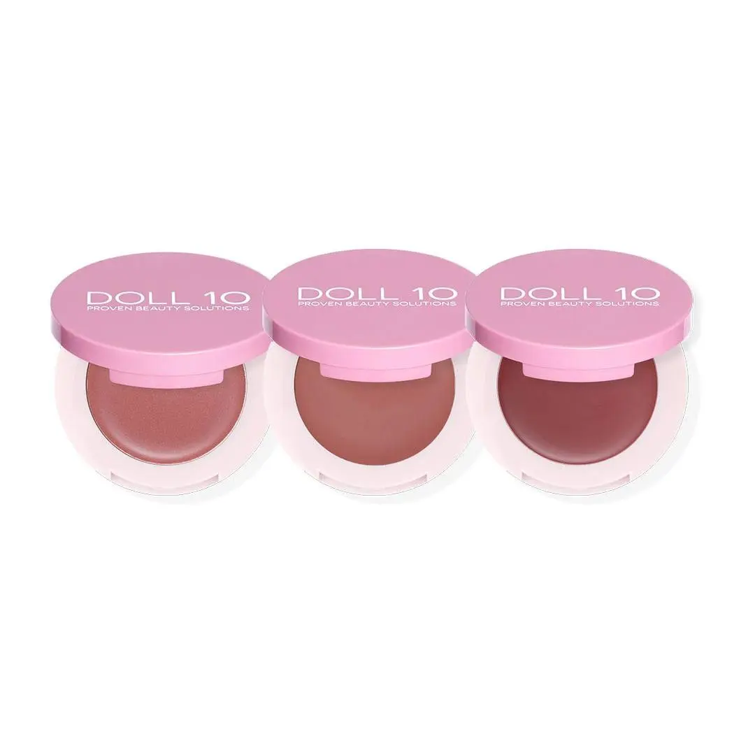 Doll 10 Cheek Flush Cream Blush Trio