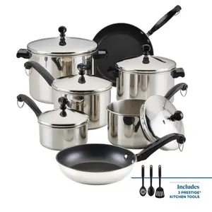 Classic Series Stainless Steel 15-Piece Cookware Set