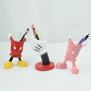 Cartoon Personalized Pen Holder, Simple Vintage Office Storage Bucket, Desktop Organizer, Home Learning Storage, Ideal Gift