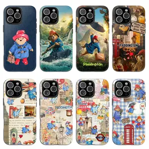 Paddington 4 Suitcase Travel Bear Phone Case, Suitable for iPhone 17-11 Pro Max/Plus and  Samsung Galaxy S23-25