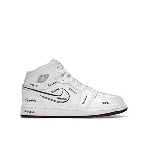 Jordan Kid's 1 Mid Schematic, from StockX