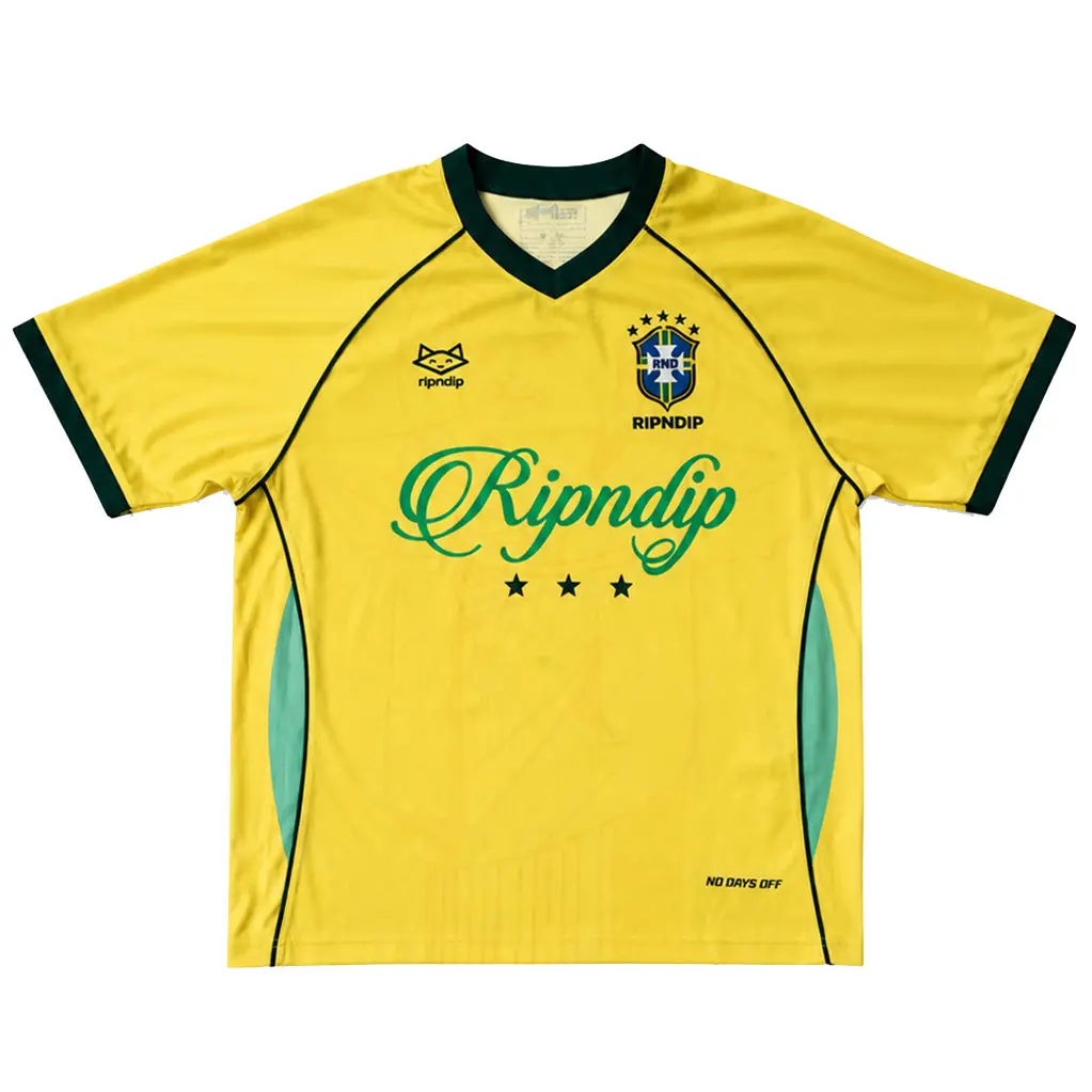 RND Cup Brazil Soccer Jersey (Yellow/Green)
