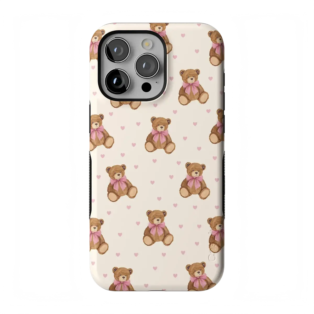 Casely iPhone 15 Pro Case | Cuddle Up | Teddy Bear | Bold Protective Design | Compatible with MagSafe