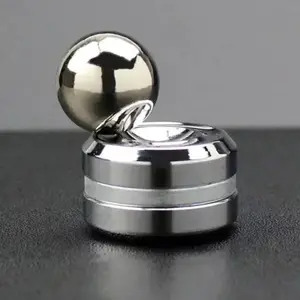 Metal Fidget Spinner Toys Hand Exerciser, Magnetic Rotary Gyro Fingertip, Portable Orbital Fidget Spinner, Unisex Stress Relief Toy