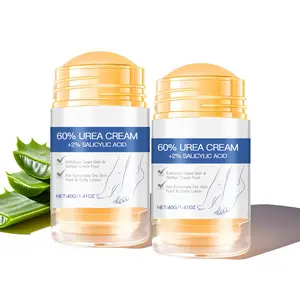 60% Urea Cream Stick plus 2% Salicylic Acid, Maximum Strength Urea Foot Cream Callus Remover for Dry Cracked Heels, Hands, Knees,Exfoliating Moisturizer, Dead Skin Remover Foot Balm 1.4oz