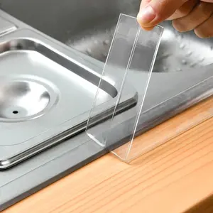 Sealing Tape, Waterproof Self-adhesive Type, Transparent Kitchen and Wall Bathroom Sealing Adhesive, Sealing Protection Strips for Kitchen, Countertop, Bathroom, Sink, Bathtub, Toilet Edges, and Sealing Tools