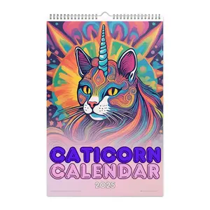 Caticorn Full Color Wall calendar (2025)