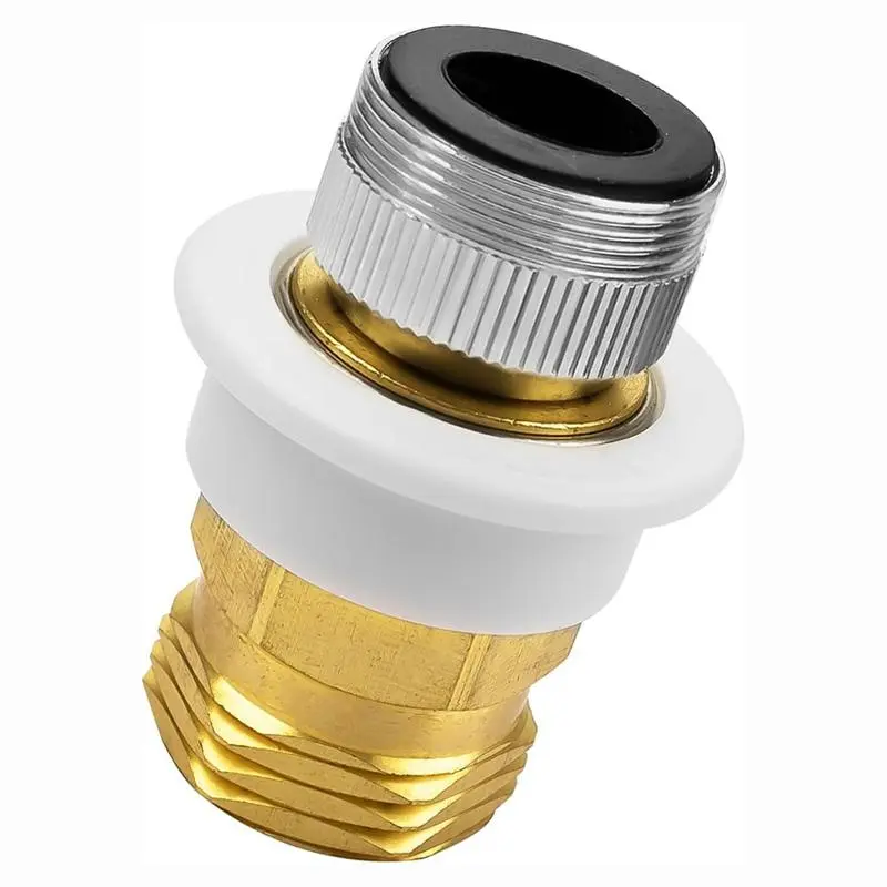 Dishwasher Snap Coupling Adapters with Secure Fit, Standard Size Faucet Adapter for Sink Faucet - 15/16in-27M, 55/64in-27F X 3/4in GHTM (Cycling & Outdoor Leisure Equipment Accessory)