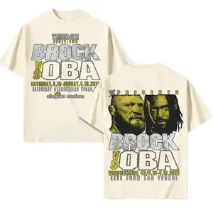 Brock vs Oba WrestleMania 42 T-Shirt, Oba Femi Vegas Graphic Tee,  Full Colors, Full Sizes, For Men, For Women