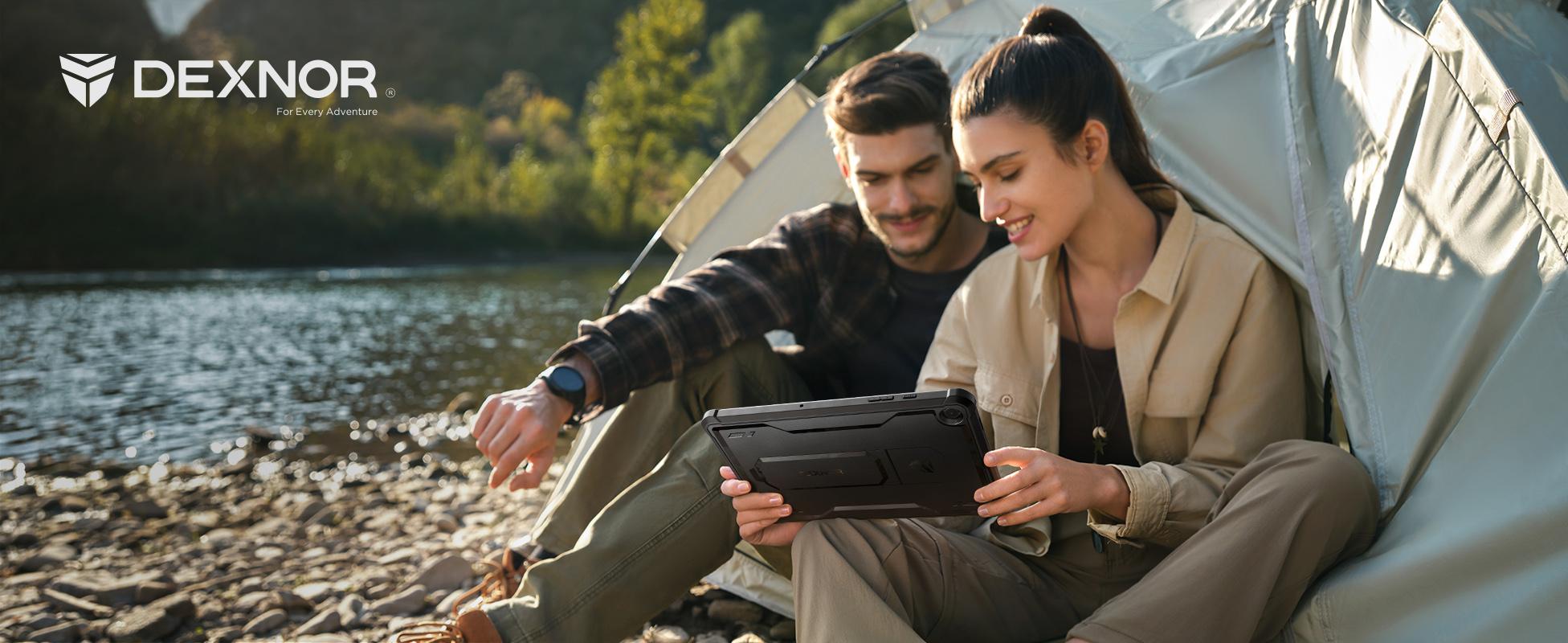 Dexnor Case for Samsung Galaxy Tab A9 Plus 2023, [Built-in Screen Protector & Kickstand] Heavy Duty Shockproof Full Body Protective Tablet Cover for Galaxy Tab A9+ 11 Inch