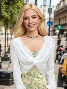 Sexy Lace Mesh Low Back Bolero for Women, Long Sleeve Ruffle Open Front, Sun Protection, Y2K Style, Perfect for Floral Dresses, Office, Dates