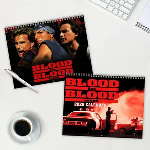 BloodInBloodOut 2026 Calendar Ver4, BIBO 2026 Wall Calendar Ver2, Movie Calendar, 2026 Calendar, Unique Christmas Gift, Calendar Gift, Holiday Gift Ideas