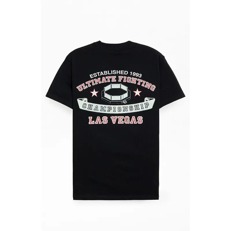 T-shirt UFC Garçon – 9-11 Ans – Noir – 100% Coton – Neuf Avec étiquettes