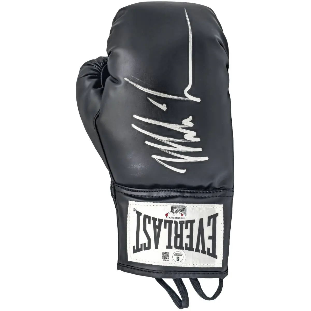 Mike Tyson Autographed Right-Handed Black Everlast Boxing Glove - Beckett BAS QR #230020!