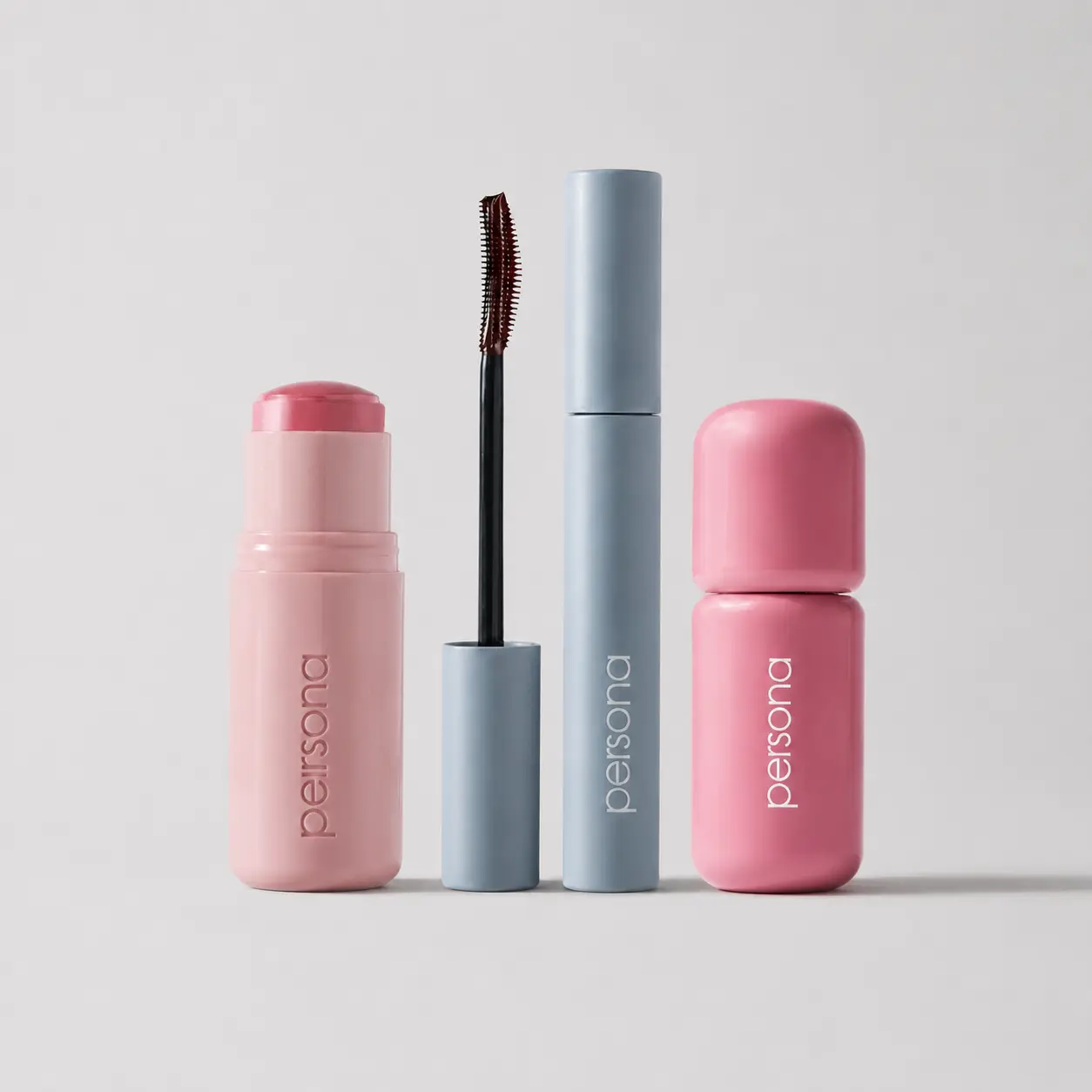 Persona 5 Minute Routine - Cloudtint Lip Gloss Stain, Volumizing Tubing Mascara, Dreamstick Cream Blush
