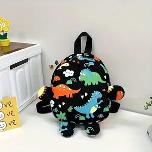 2026 New Korean Style Dinosaur Color Block Lightweight Travel Backpack Handbag Shoulder Bag Great Gift for Travelers