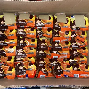 WHOLESALE BOX - CAJA MAYOREO - VUALA SORPRESA - MINI CUERNITOS RELLENOS SABOR CHOCOLATE, VAINILLA o CAJETA - 60 GRAMOS POR PIEZA - AUTHENTIC MEXICAN SNACK - PRODUCT OF MEXICO