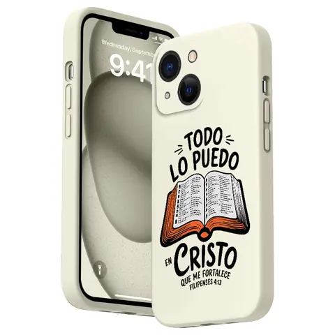 Silicone Phone Case Shockproof Slim Fit for iPhone 15 14 13 Pro Max 12 11 XR XS Series, Durable Drop Protection Non-Slip Cellphone Protector with Christian Bible Verse Pattern, Anti-Yellowing & Soft