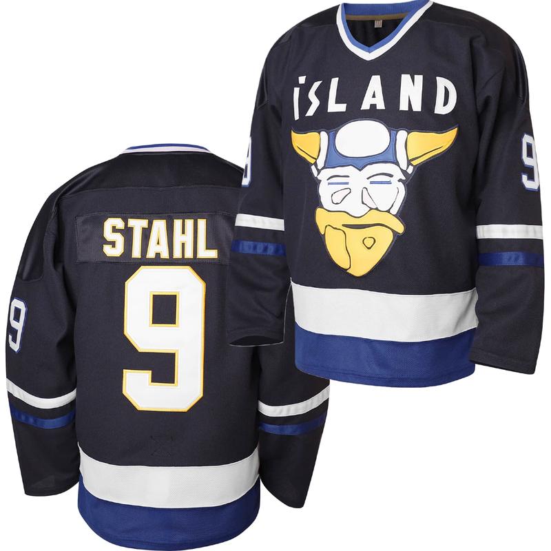 Hockey Jersey All Stitched Sleeveless Quick Dry Mighty Ducks & Gunner Stahl Jerseys Breathable Mesh Fabric Athletic ApparelUglySweater