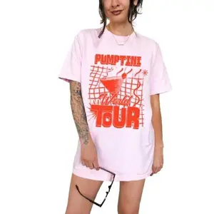 Pumptini World Tour Unisex T-shirt Vanderpump Rules Colors Cotton Top Womenswear Fit