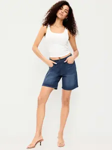 Old Navy Women's High-Waisted Wow Jean Shorts -- 7-inch inseam