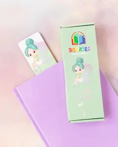 Bookies Enchanted Butterfly Fairy Bookmark, Custom Whimsical Collectible, Perfect as a Gift, Bookmark for a Magical Reading Journey, Literary Companion, Paper Bookmark for Book Lovers 2.5"x8.5"