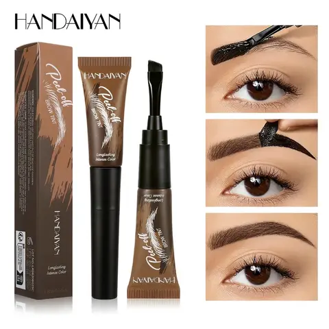Women's 5-Color Tear-Off Eyebrow Tint Cosmetic - Waterproof, Non-Fading, Long-Lasting Pigment, Precise Definition, Easy-Apply At-Home Brows Tool for Bold Looks, Suitable for All Skins