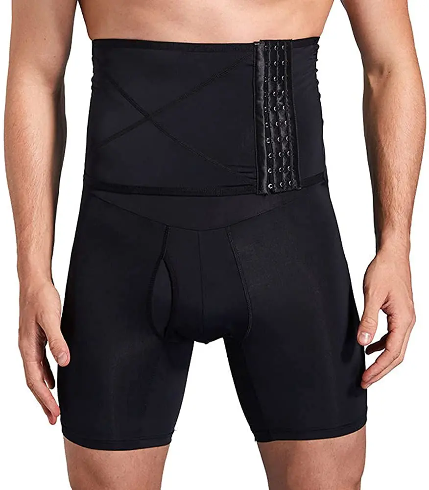 Men Shapewear Tummy Control Shorts High Waist Slimming Body Shaper Belly Girdle Briefs Abdomen Compression Underwear Menswear Sexy