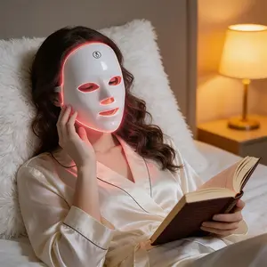 2026 New Light Therapy Mask for Skin Repair, Acne Treatment, Anti-Wrinkle, Portable Skincare Tool, USB Charging, Home Beauty Care Set
