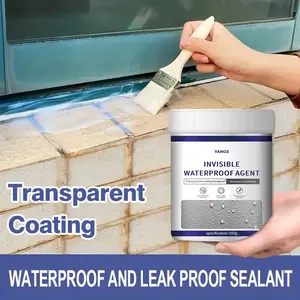 300g  Invisible Strong Adhesive Waterproof Agent, Waterproof Insulating Sealant, Waterproof Anti-Leakage Agent, Invisible Waterproof Seal, Sealant Paste Coating No Pounding Brick Leakage, Waterproof Bond Seal, Waterproof Glue
