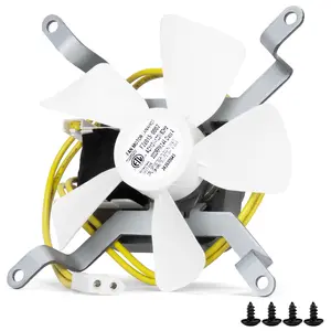 Universal Pellet Grill Combustion Fan, AC120V 60Hz Induction Fan Replacement Kit for Pellet Smokers & Outdoor BBQ Grills, Camp Kitchen Maintenance Accessory