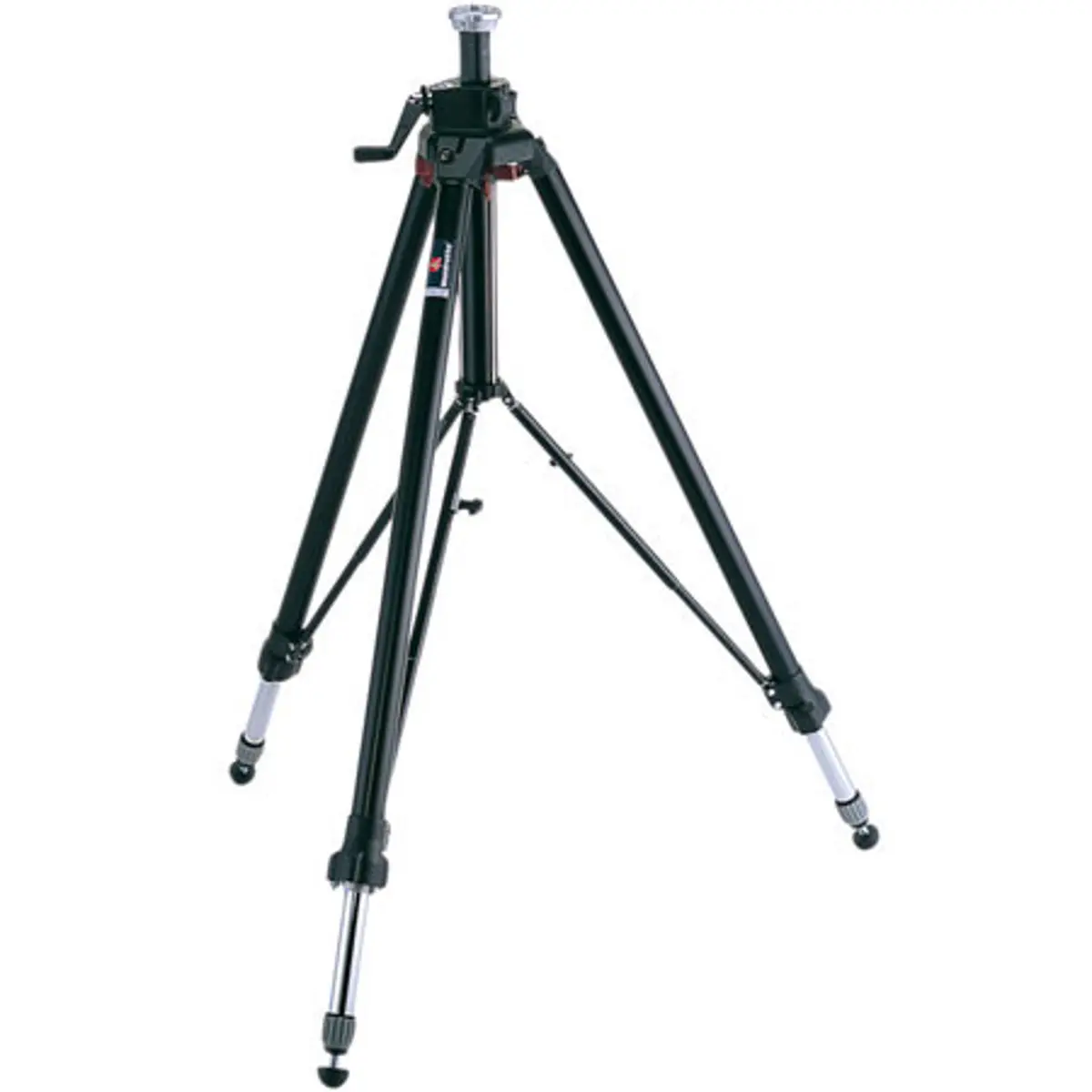 Manfrotto 058B 3-Section Aluminum Triaut Camera Tripod with Mid-Level Spreader, Black