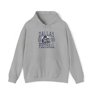 Vintage Dallas Football Hooded Sweatshirt Cowboys Hoodie Gift for Dallas Fan Gift Cowboy Football Pullover Hooded Sweatshirt Football Team Hoodie