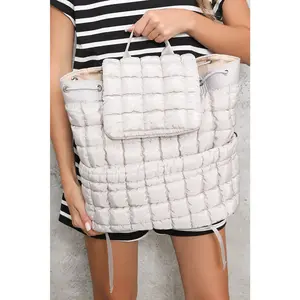 Natalie Quilted Puffer Backpack