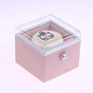 1PCS Rotating Birthday Candle Surprise Cake Box Birthday Creative Birthday Gift Ring Necklace Box