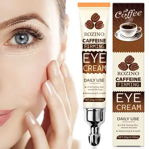【Ten pack at a better price】ROZINO Caffeine Firming Eye Cream for Daily Use - Lift & Firm Skin, Moisturizing & Smooth - 20g/0.7oz - Ideal for Healthy Firm Skin Hydrate Moisture Moisturize Hydrating Moisturizer