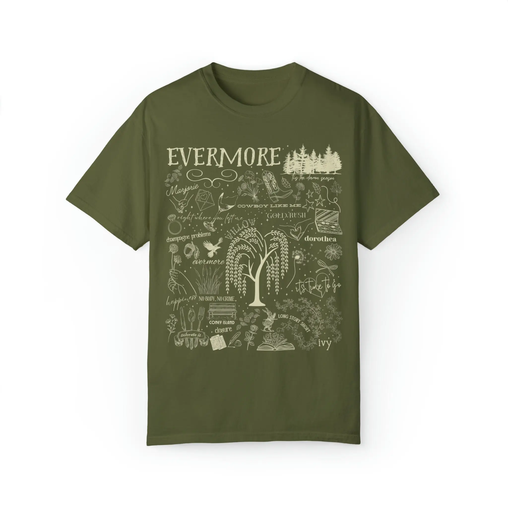 Evermore Album Song Titles Shirt, Evermore Merch, Evermore Shirt, TS Shirt, TS merch, Evermore Shirt, Willow, Evermore Album Shirt