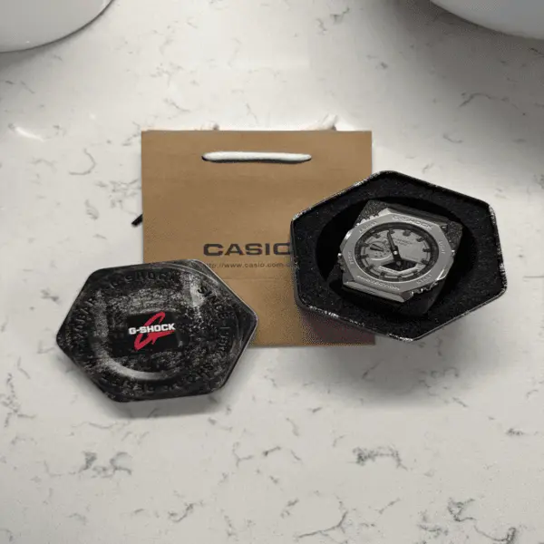 Casio G-SHOCK GA2100 Men’s “CASIOAK” Silver And Black Watch