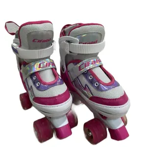 Cifaisi Roller Blades - Colorful Roller Blades with Light-Up Wheels, Heavy Design, Stop Mechanism for Safety and Speed buckle closure