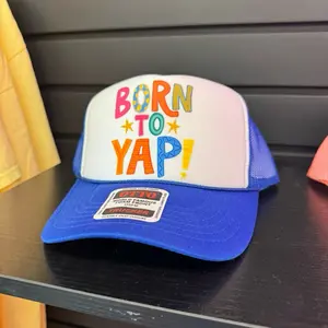 Born to Yap trucker hat, summer hat, mom ootd