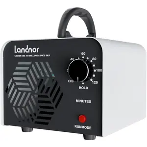 Ozone Generator 90,000mg/h for Up to 6,000 Sq Ft, High-Capacity Commercial Ozone Machine with Timer, Portable Air Purifier & Deodorizer for Home, Basement, Smoke, Pets, Car, Office