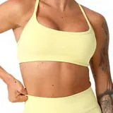 【Black Friday】Women's Solid Color Criss Cross Backless Wireless Sports Bra, Breathable Comfortable Fabric, Ladies Sportswear for Indoor and Outdoor Wear, Sporty Clothes for Gym, Workout, Fitness and Yoga