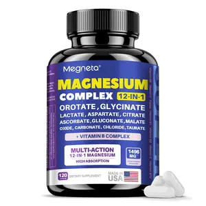 MAGNESIUM COMPLEX 12-IN-1 | Enhanced Formula | 12 Forms of Magnesium + Vitamin B Complex | High Absorption | 1496 mg per Serving | 60 Capsules | Made in USA summerwins