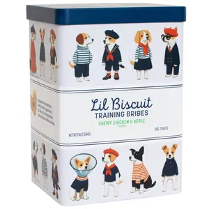Lil Biscuit Decorative Tin — Chewy Chicken & Apple