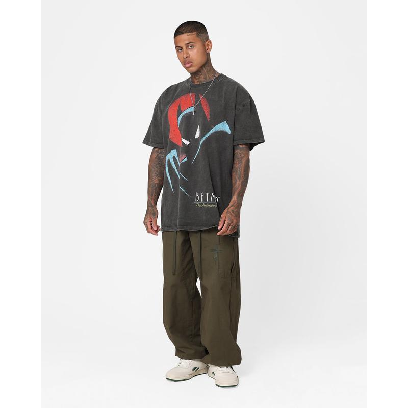 73Studio X DC 1993 Batman Heavyweight Vintage T-Shirt Black Wash